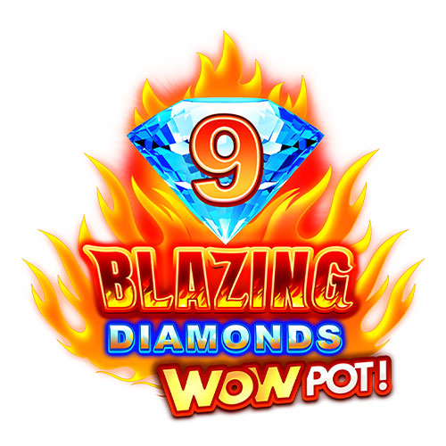 9 Blazing Diamonds WOWPOT Slot